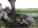 T�dlicher Verkehrsunfall bei Barth, Foto: PD Stralsund