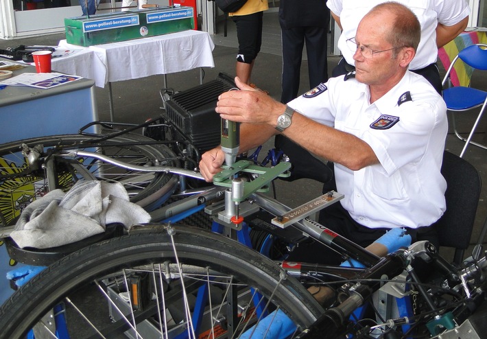 Fahrradcodierung Polizei Stralsund